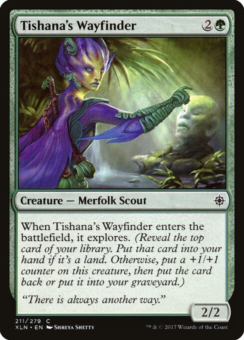 Tishana's Wayfinder card from XLN #211