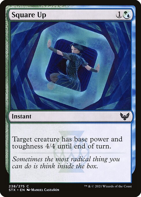 Square Up card from STX #238