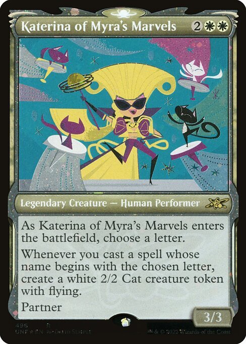 Katerina of Myra's Marvels card from UNF #496