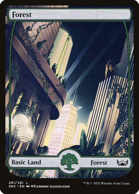 Forest (281) card from SNC #281