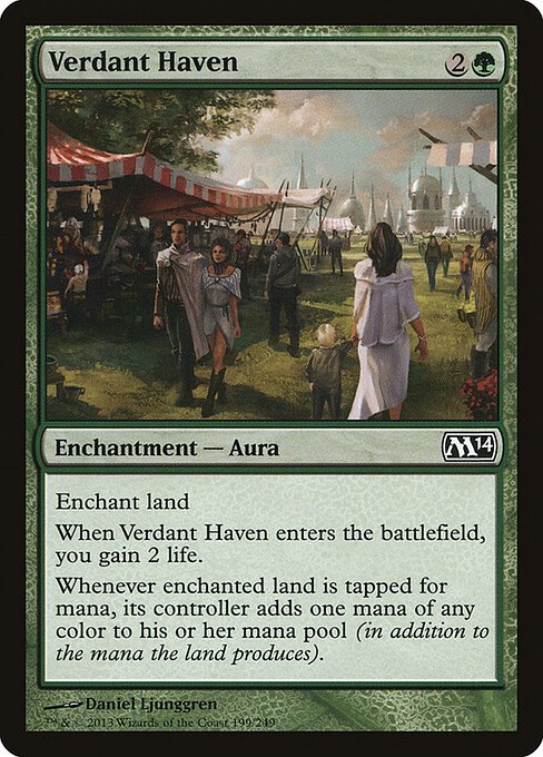 Verdant Haven card from M14 #199