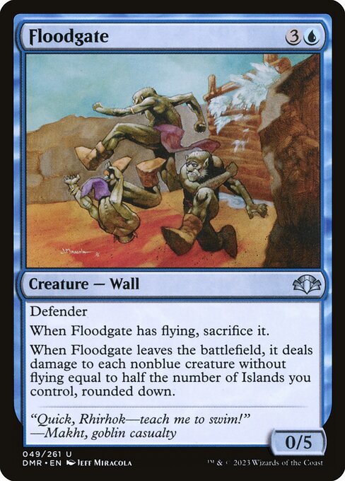 Floodgate card from DMR #49