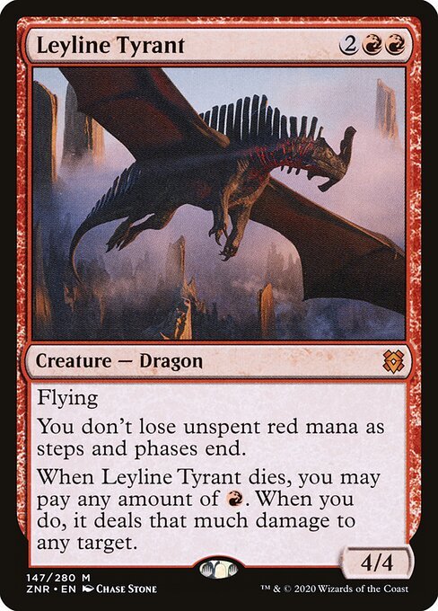 Leyline Tyrant card from ZNR #147