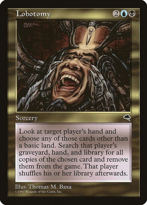 Lobotomy card from TMP #267