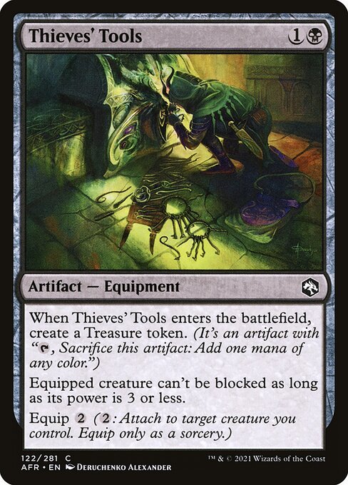 Thieves' Tools card from AFR #122