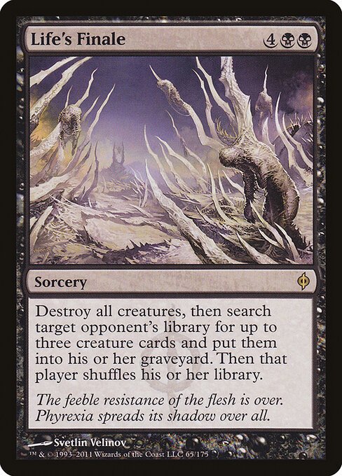 Life's Finale card from NPH #65