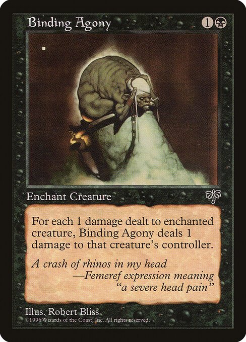 Binding Agony card from MIR #product-4983