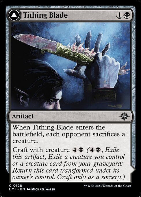 Tithing Blade card from LCI #128