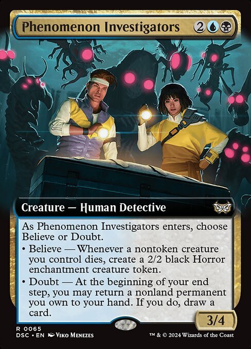 Phenomenon Investigators card from DSC #65
