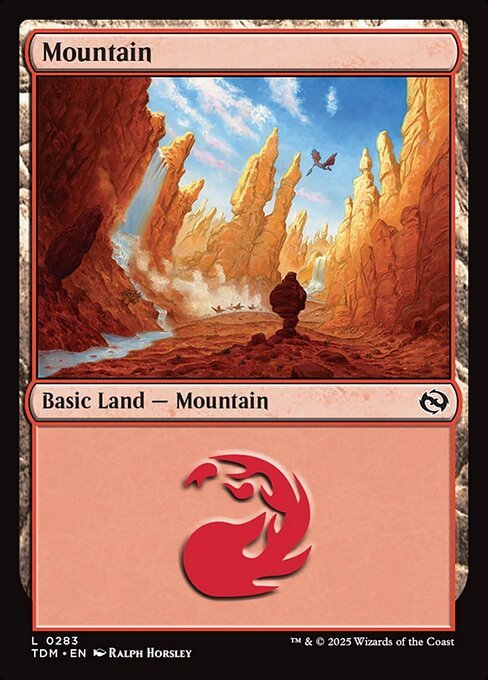 Mountain (0283) card from TDM #283