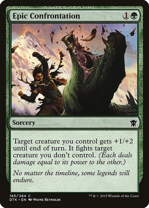 Epic Confrontation card from DTK #185