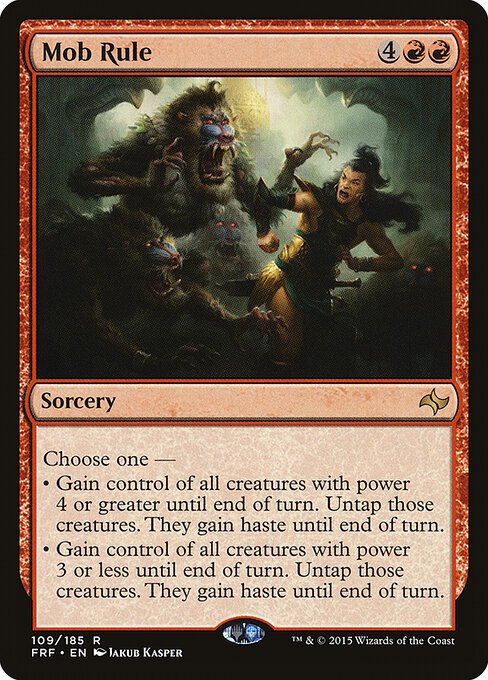 Mob Rule card from FRF #109