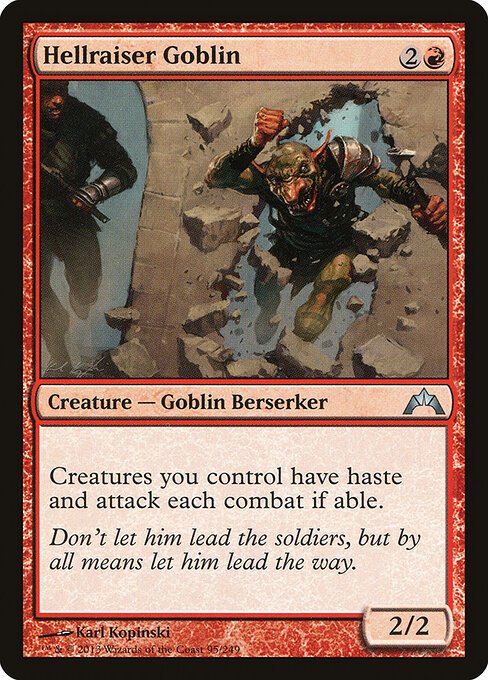 Hellraiser Goblin card from GTC #95