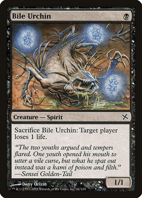 Bile Urchin card from BOK #61