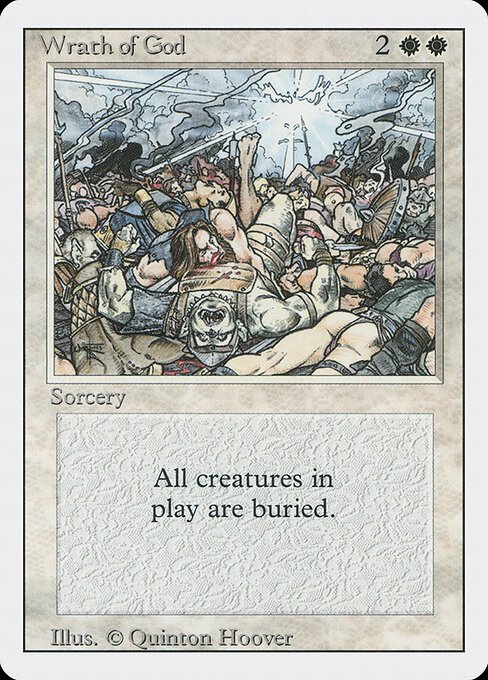 Wrath of God card from 3ED #product-1631