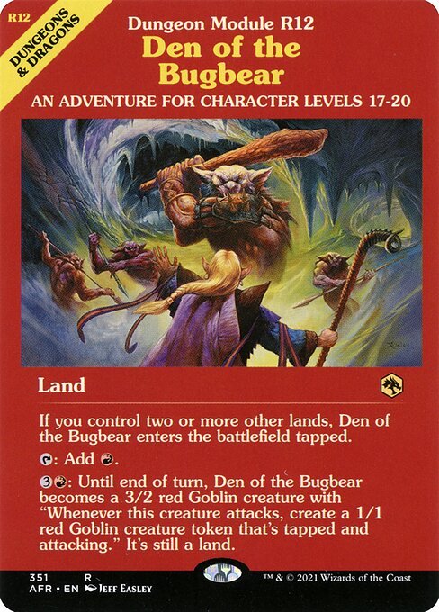 Den of the Bugbear card from AFR #351