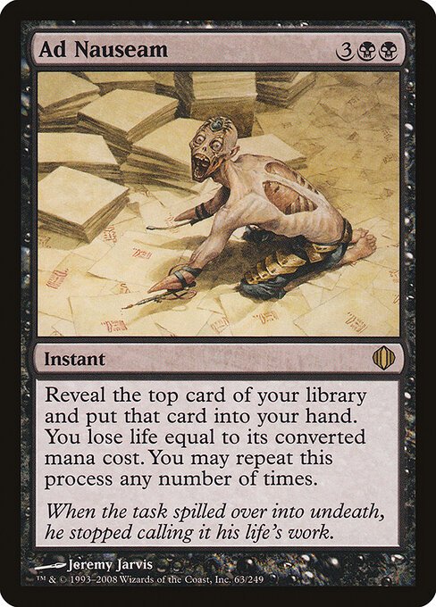 Ad Nauseam card from ALA #63