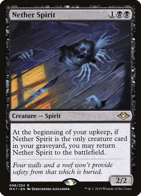 Nether Spirit card from MH1 #98