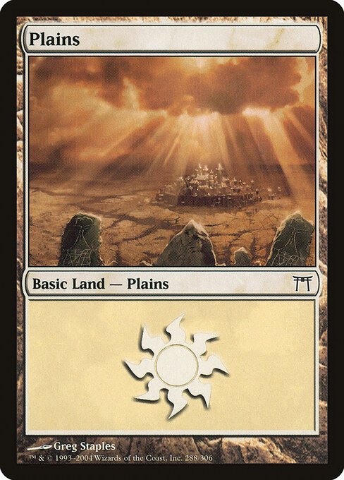Plains (288) card from CHK #288