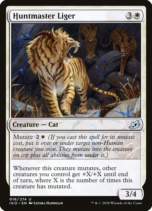 Huntmaster Liger card from IKO #16