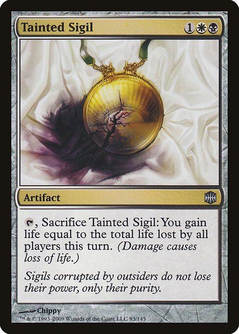 Tainted Sigil card from ARB #83