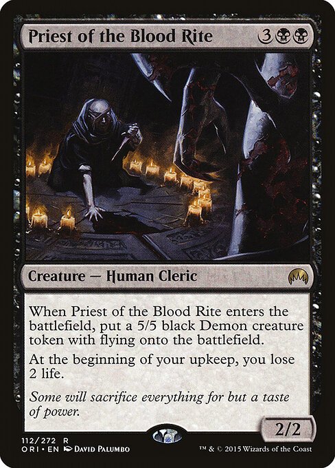 Priest of the Blood Rite card from ORI #112