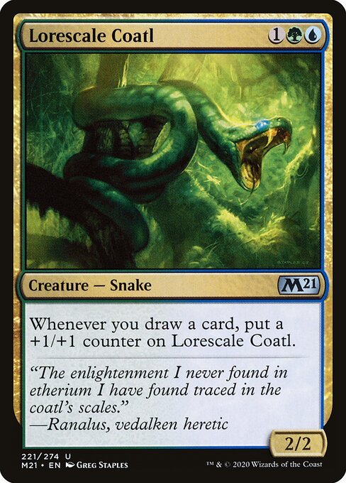 Lorescale Coatl card from M21 #221