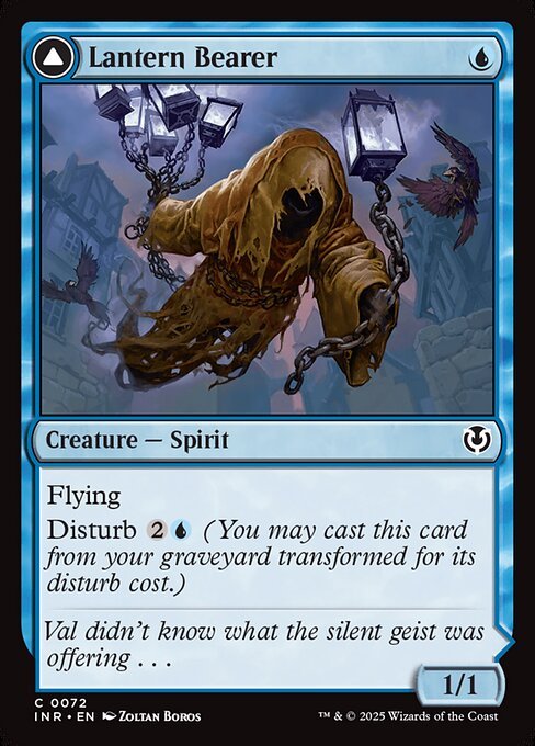Lantern Bearer card from INR #72