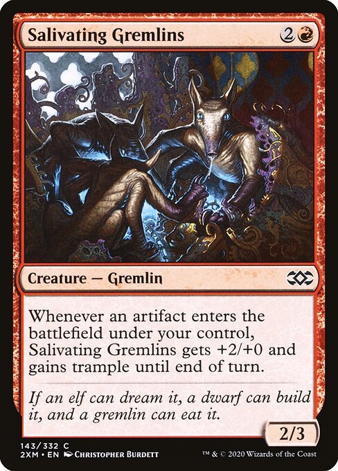 Salivating Gremlins card from 2XM #143
