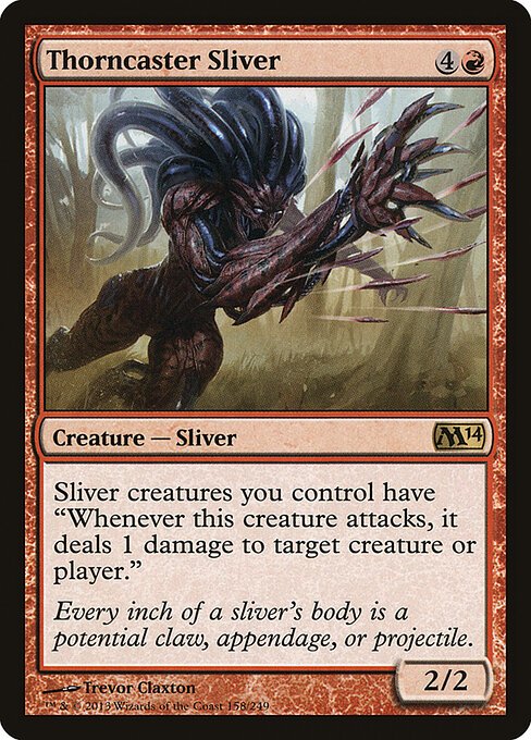 Thorncaster Sliver card from M14 #158