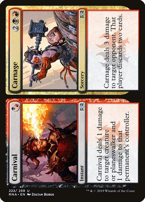 Carnival // Carnage card from RNA #222