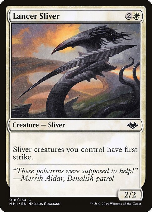 Lancer Sliver card from MH1 #18