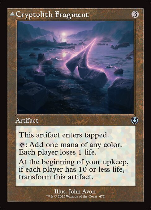Cryptolith Fragment card from INR #472