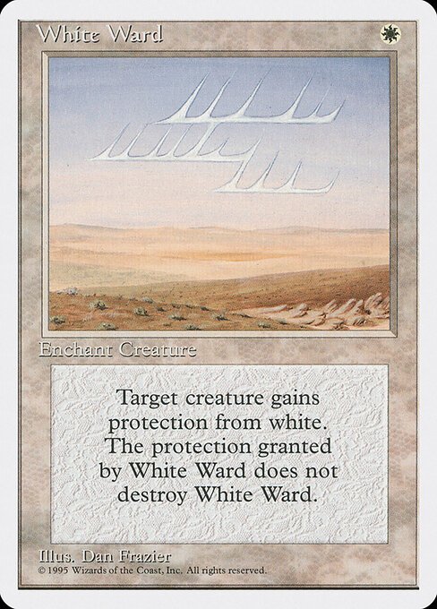 White Ward card from 4ED #product-1998