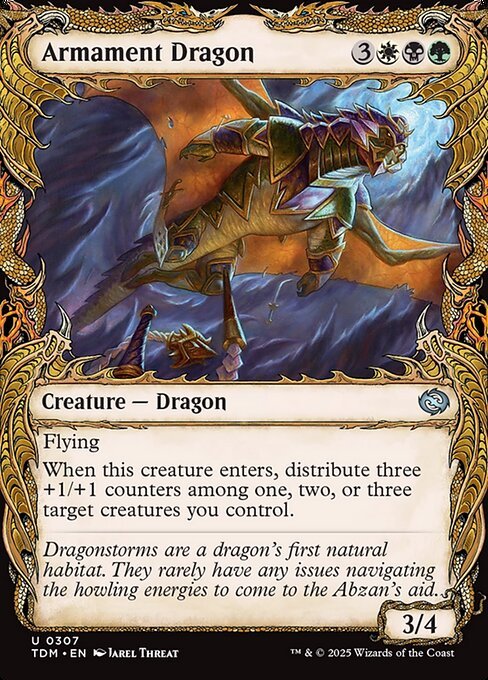 Armament Dragon card from TDM #307