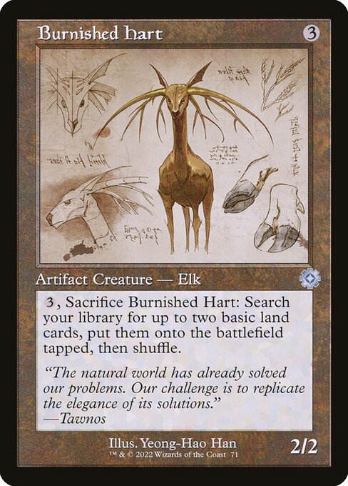 Burnished Hart card from BRR #71