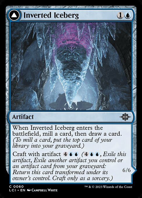 Inverted Iceberg card from LCI #60