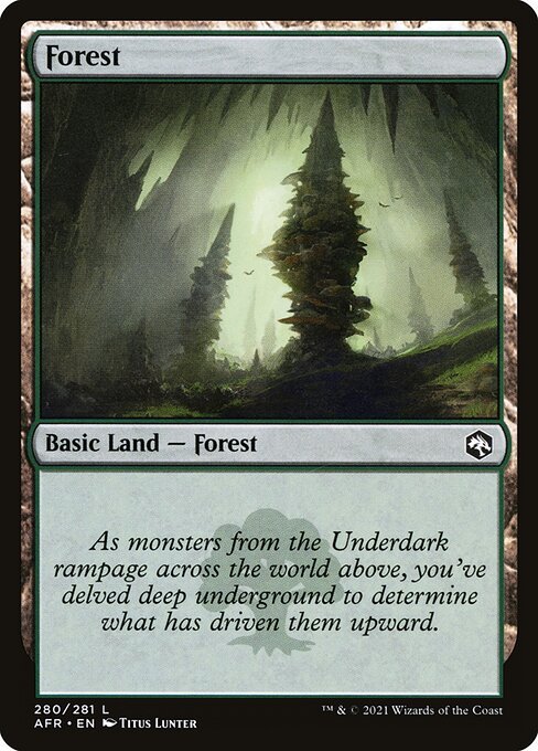 Forest (280) card from AFR #280