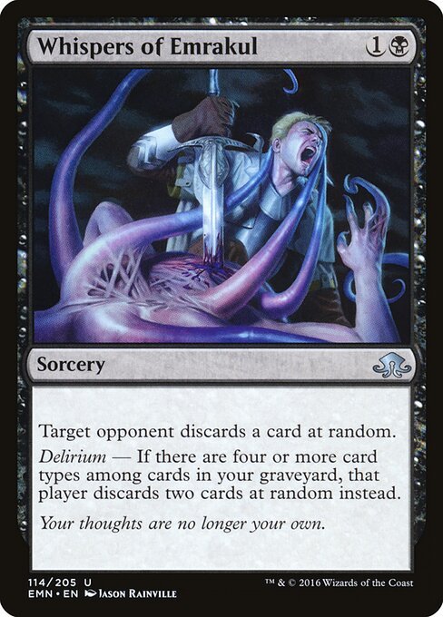 Whispers of Emrakul card from EMN #114