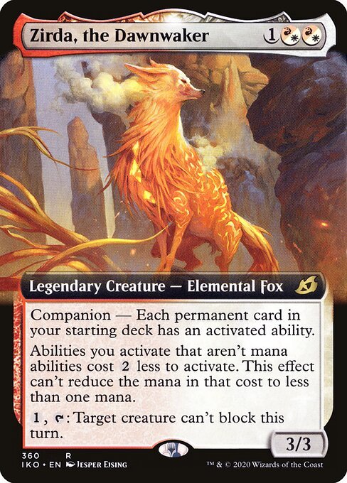 Zirda, the Dawnwaker card from IKO #360