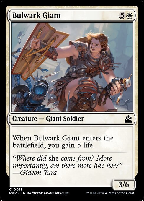 Bulwark Giant card from RVR #11