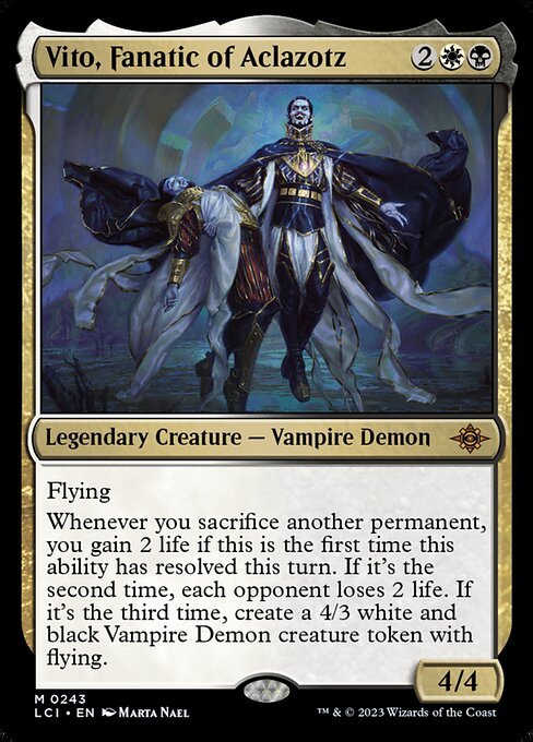 Vito, Fanatic of Aclazotz card from LCI #243