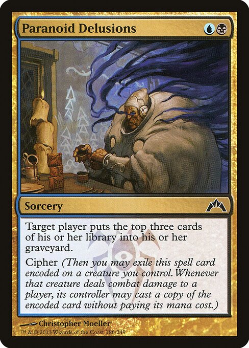 Paranoid Delusions card from GTC #186