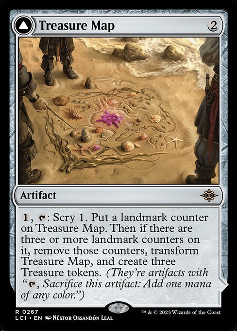 Treasure Map card from LCI #267