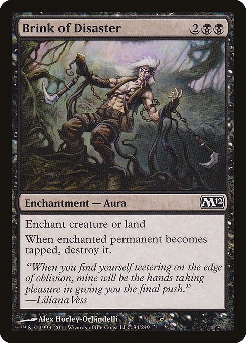 Brink of Disaster card from M12 #84