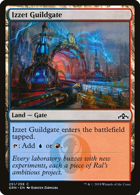 Izzet Guildgate card from GRN #251