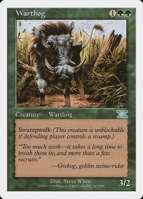Warthog card from 6ED #267