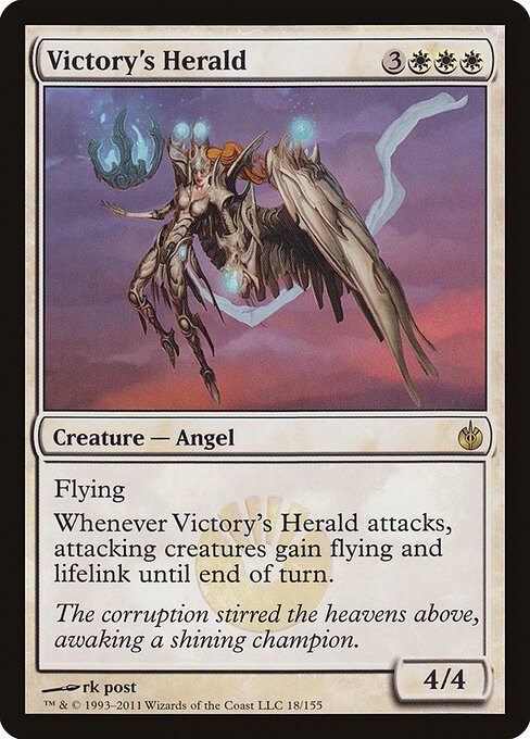 Victory's Herald card from MBS #18