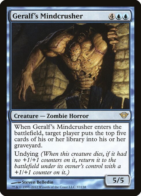 Geralf's Mindcrusher card from DKA #37
