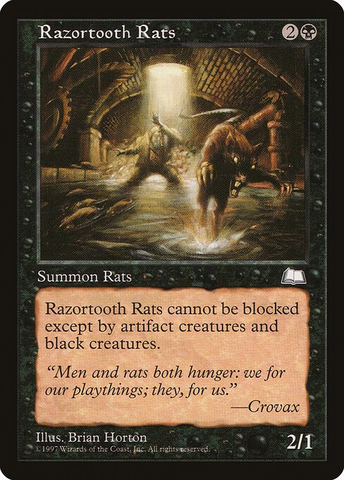 Razortooth Rats card from WTH #product-6087